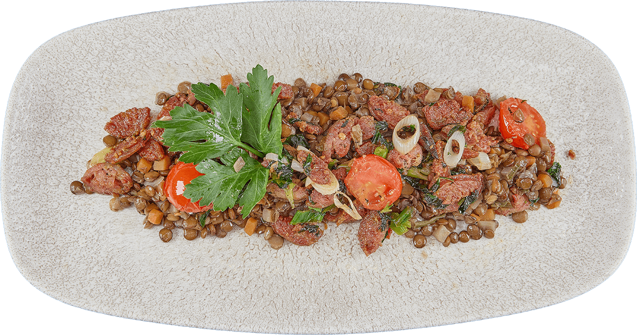 Salsiccia è Lenticchie