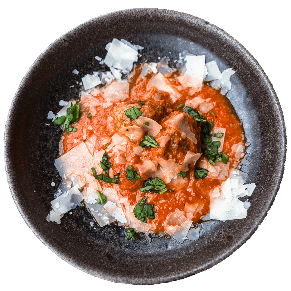 Sugo-Balls & Parmigiano